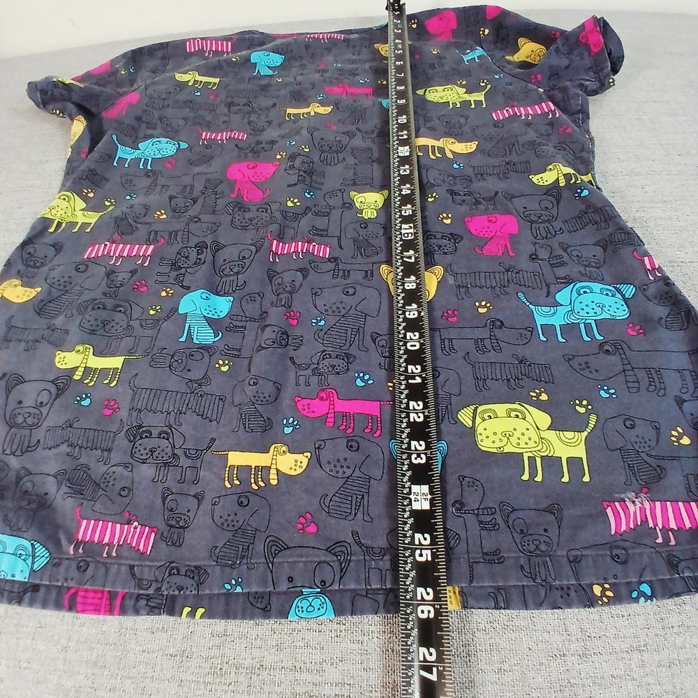 Cherokee Whimsical Tooniforms M‎ Vet Tech Scrub Tops Bundle Kawaii Nurse Core - Picture 14 of 16